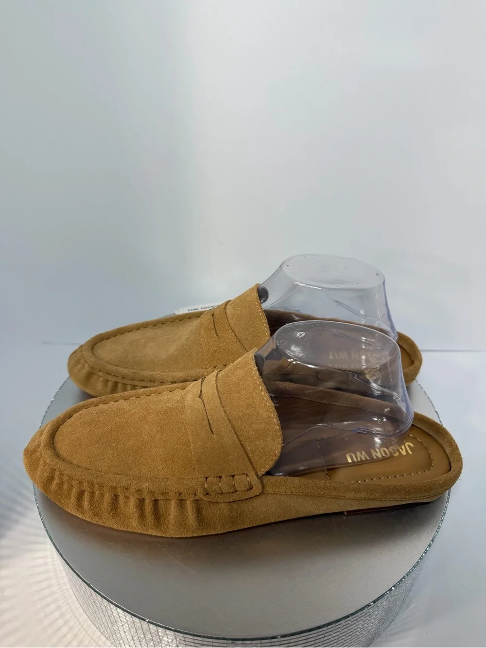 Jason Wu Men\'s Tan Suede Penny Loafers size  9.5 new W tags Shop Jason Wu Mules on Mercari | New & Used Deals | Mercari main image 4